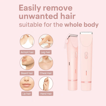 GlowTrim  – 2‑in‑1 Bikini & Body Trimmer