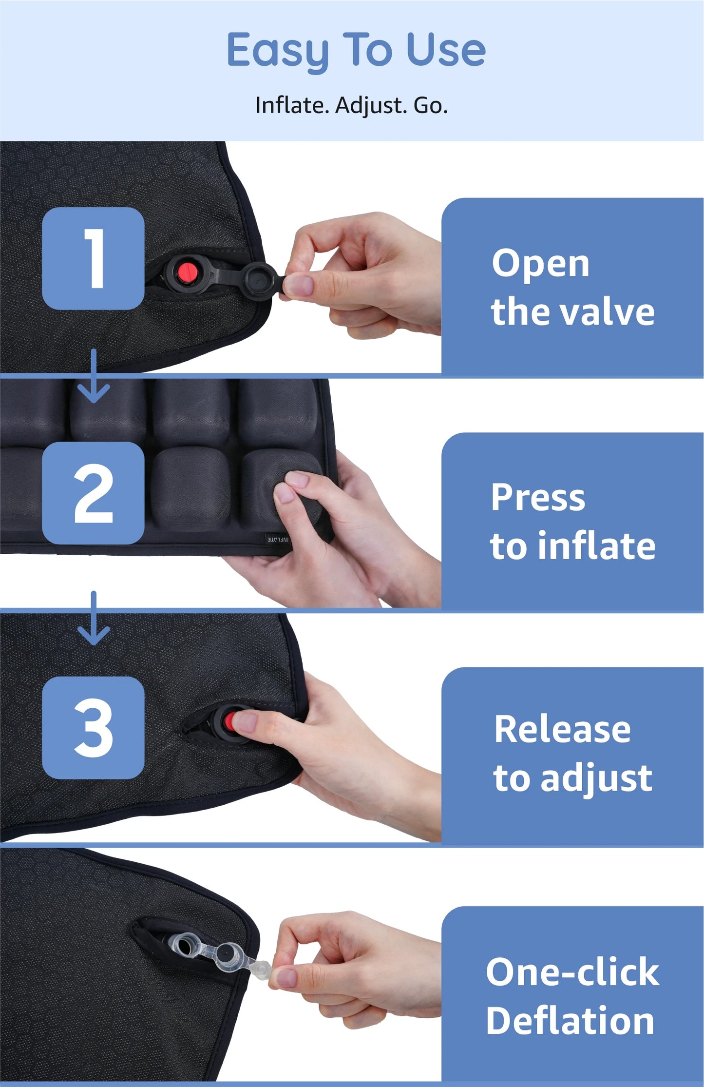 The Oryvaden Inflatable Seat Cushion